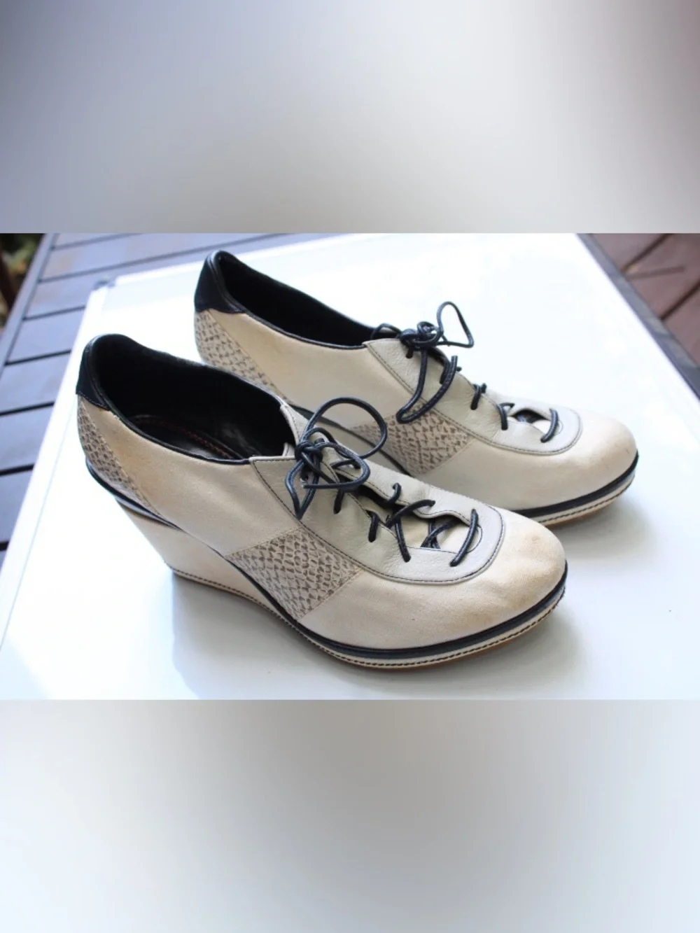 Cole Haan Nike air wedges Y2K style